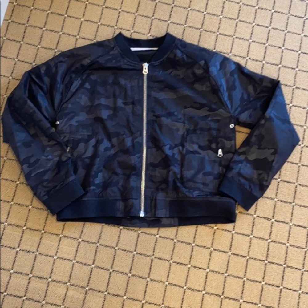 Custommade nylon bomber jacket L